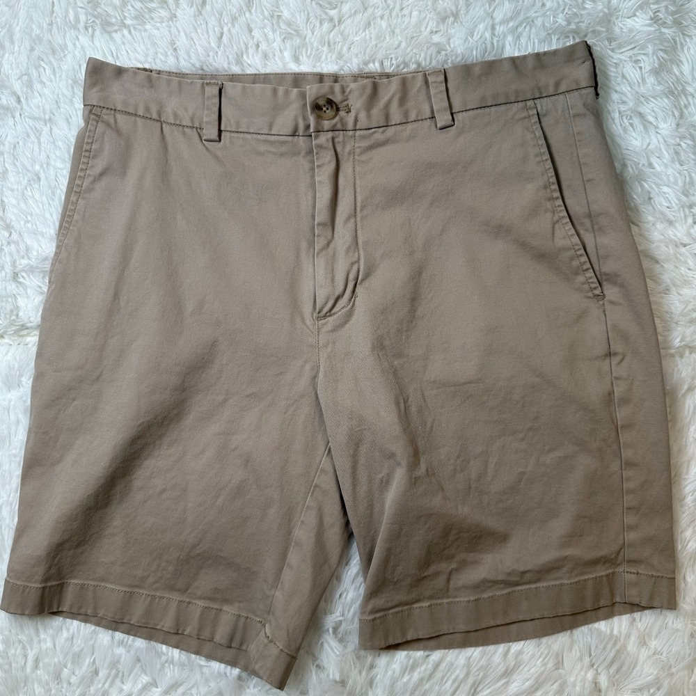 Vineyard Vines Breaker Shorts Mens 33 Khaki Chino Stretch Preppy Casual 1H0462